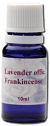 Frankincense & Lavender Item #: 67020 This is a wonderful blending of our frankincense with the wild french lavender vera. This blend of essential oils is particularly suited to the skin and traditionally has been used to help with scarring and restoration of tissue
