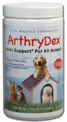 Arthrydex™ 16 Oz  Item #: 71601 Dr. Joel Wallach, a veterinary pathologist for 30 years has formulated vitamin and mineral supplements for all animals and more specifically for dogs, cats and birds